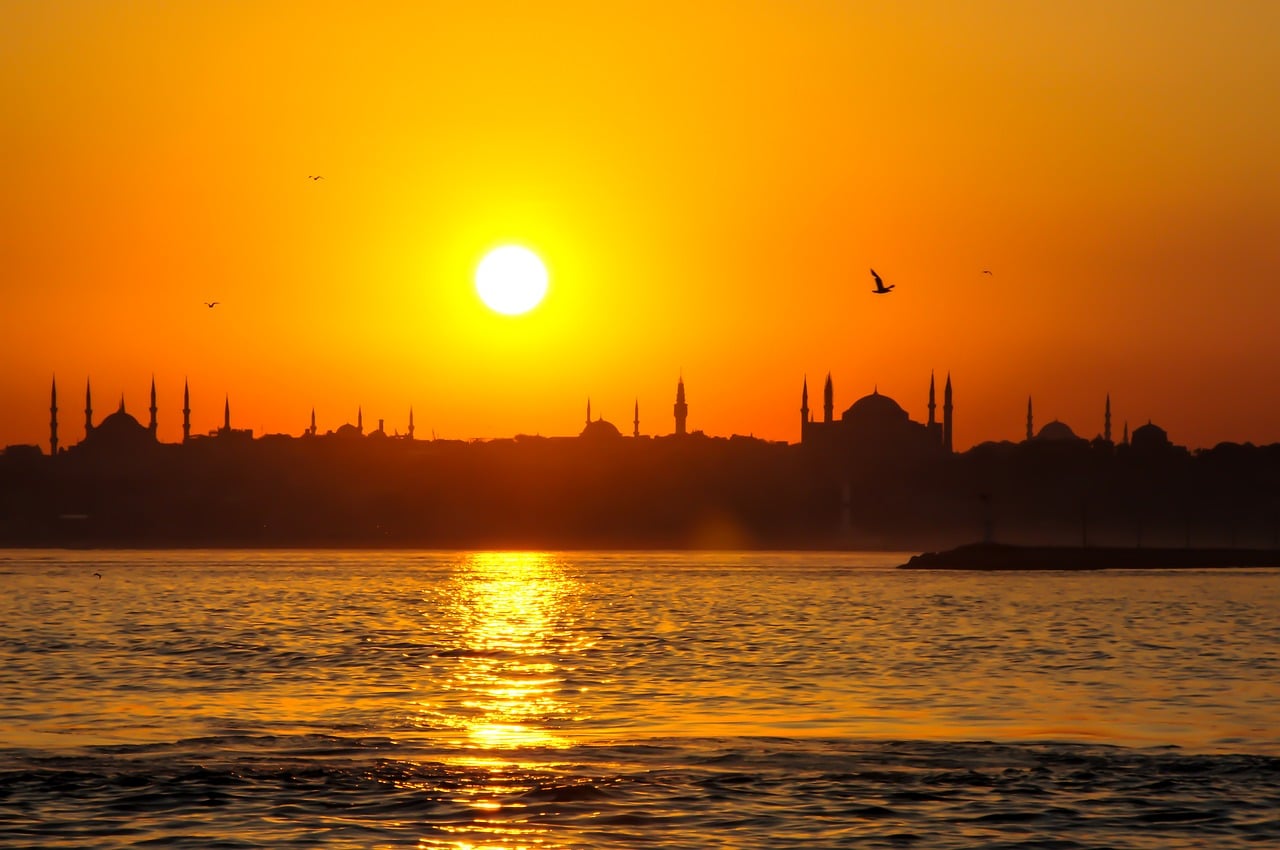 Yachtcharter Turkey sunset